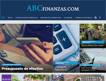 Tablet Screenshot of abcfinanzas.com